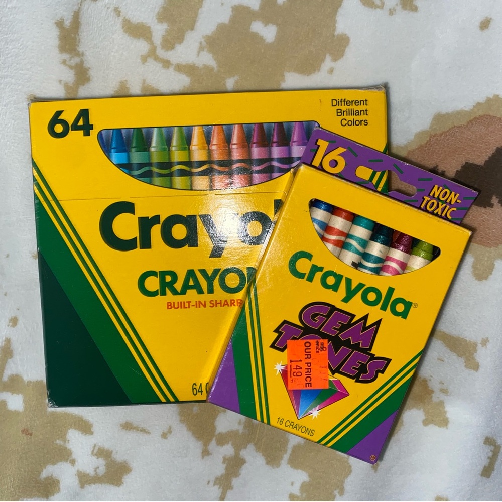 Rare Vintage Crayola Crayon Packs